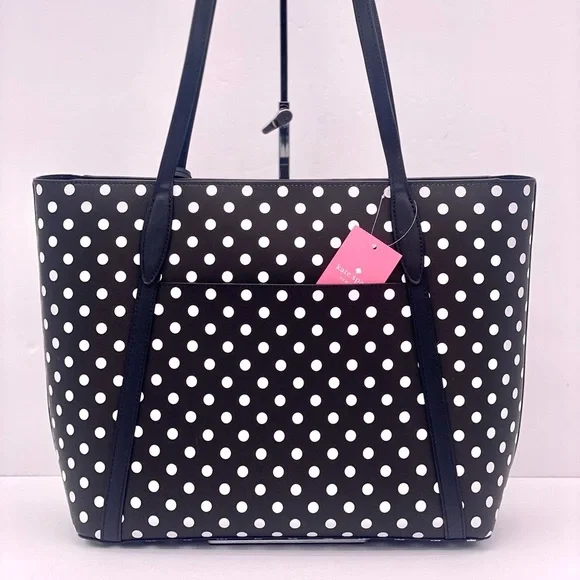 Nwt Kate Spade Cara Dot Dot Tote Shoulder Bag - Picture 3 of 13
